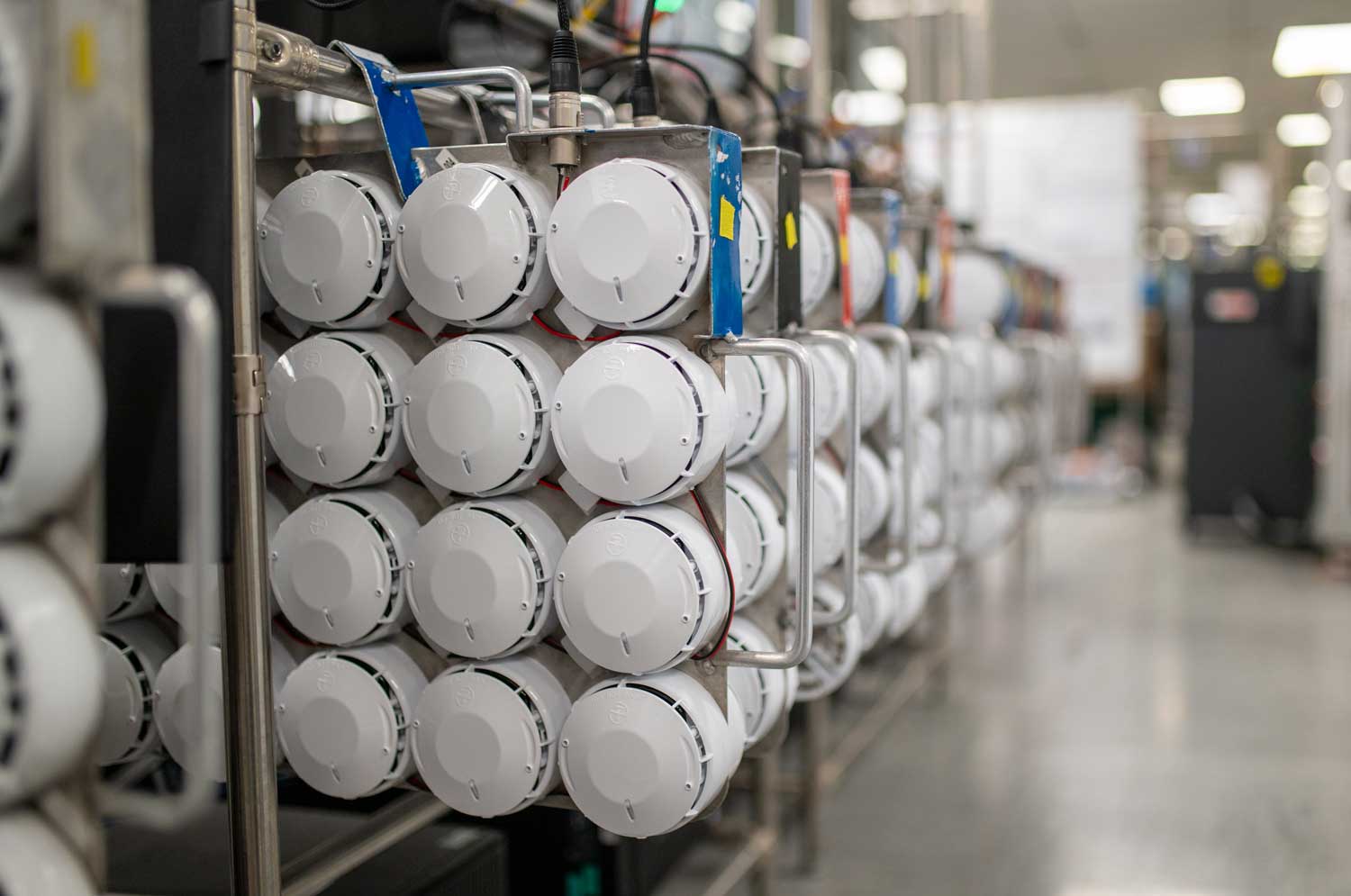 gas cylinders in workshop